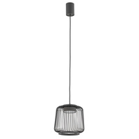 Druciana lampa wisząca w kolorze grafitowym o średnicy 18cm 1xGX53 KENAI A Nowodvorski 12220