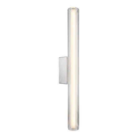 Kinkiet szklana tuba do łazienki Linea 61 cm chrom LED CCT Light Prestige LP-0510/1W-61 CH