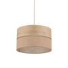 Lampa wisząca abażur 50cm DORMA WOOD JUTA 1xE27 Tk Lighting 11787
