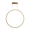 Lampa wisząca Mirror L złoty duży okrąg 90cm IP44 LED CCT Light Prestige LP-999/1P L GD CCT