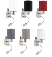 Kinkiet PASTERI LED Eglo 94929 / 95051 / 94931 / 94932 / 94934 / 95049 - kolor do wyboru