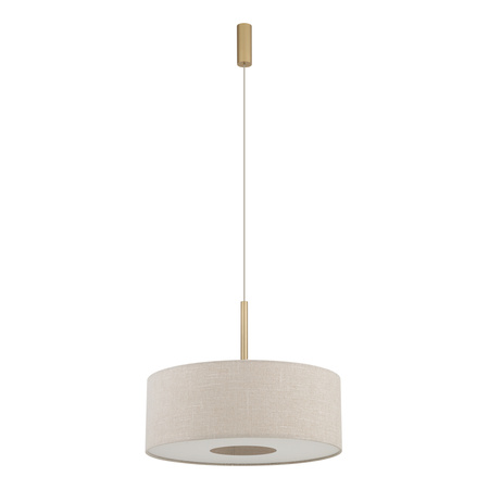 Lampa wisząca z kremowym abażurem o średnicy 50cm 1xE27 SANTANA M Nowodvorski 11652