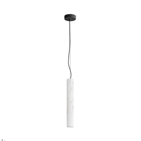 Lampa wisząca wąska tuba z kamienia Basic Texture LED MOD461PL-L5W3K