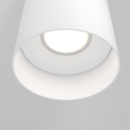 Biała tuba sufitowa o średnicy 8,5cm 1xGU10 Slim C014CL-01W Maytoni