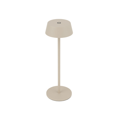 Beżowa lampka stołowa zewnętrzna przenośna ładowana USB AMY LED Nowodvorski 11533