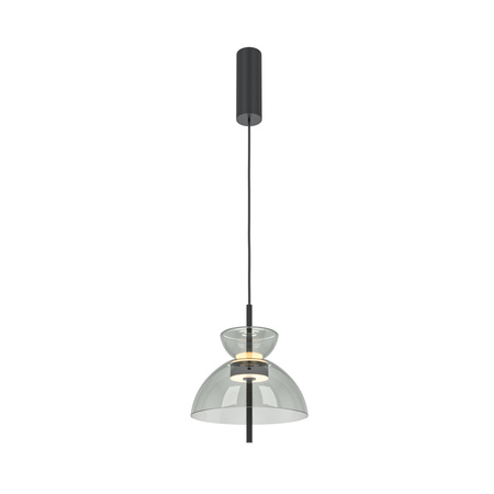 Lampa wisząca szklana dymiony klosz 25cm LED 3000K Bangkok MOD185PL-L11B3K2 Maytoni