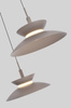 Lampa wisząca trójka okrągła Gubbio kaszmirowa Aviano Lighting 5060-313