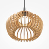 Lampa wisząca drewniana 26,5cm LED Namiki Maytoni MOD465PL-L12BK2