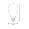 Żarówka kulka E14 LED 5W G45 6000K Eko-Light EKZA0211