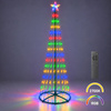 Choinka świecąca LED do domu lub ogrodu 2,5m 365LED 2700K + RGB IP44 Zielony Milagro Eko-Light EKSW2742