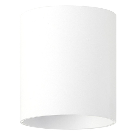 Biała tuba natynkowa LED o średnicy 8cm BABIL 15W CCT WH AZZARDO AZ6557