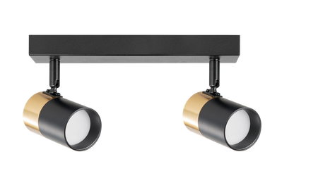 Lampa sufitowa, Kinkiet FORI GU10 Zuma Line OB-2204BD-2-BK