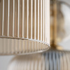Lampa wisząca potrójna koniakowe ryflowane klosze SOPHIA COGNAC 3xE14 Tk Lighting 11041