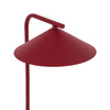 Lampka nocna metalowa w kolorze burgund 1XGX53 LUME BURGUND Tk Lighting 16215