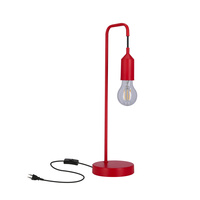 LAMPA STOŁOWA LAREN 1 CZERWONY Candellux 50501195