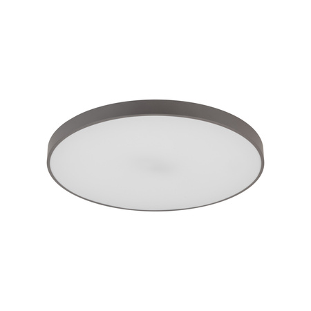 Okrągły brązowy plafon o średnicy 60cm VELIS BROWN LED 60W IP54 TK Lighting 18293