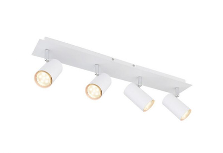 Lampa sufitowa ROBBY biała metalowa Globo 57910-4W