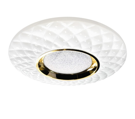 Lampa sufitowa plafon TOKYO GOLD 24W 40cm LED Milagro ML7908 - sterowana pilotem