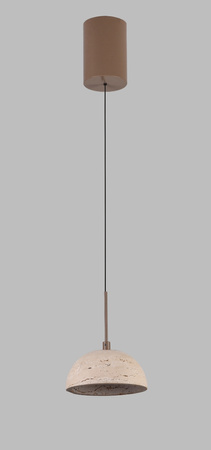 Lampa wisząca z trawertynu o średnicy 15cm LED 3000K Cuccina Maxlight P0666
