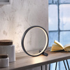 Lampka stołowa okrąg czarny MINI RITUS LED 3000K Just Light 15395-18