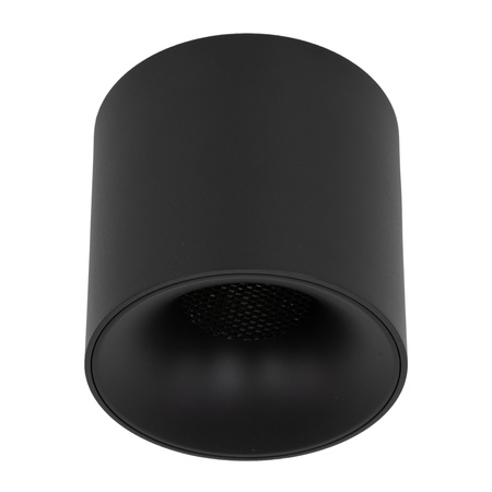 Czarna mocna tuba sufitowa natynkowa o średnicy 11,8cm  LED 3000K BLAZE BLACK 30W Tk Lighting 18145