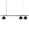 Lampa wisząca trzy metalowe reflektory na listwie KAI 3xGX53 Milagro MLP2862