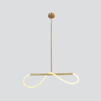 SUPREME lampa wiszaca 80cm złoty 18W LED 3000K biały Candellux 31-35608