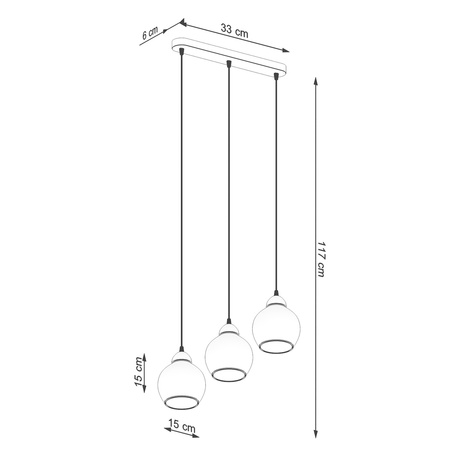 Lampa wisząca ALINO Sollux SL.1142