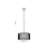 Lampa wisząca HARMONY S BLACK TK Lighting 1654