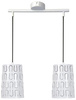 VISTA LAMPA WISZĄCA 2X60W E27 BIAŁY Candellux 32-64271