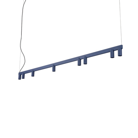 Lampa wisząca podłużna 200cm granatowa z dodatkowym podświetleniem FOURTY LINE LED VIII Nowodvorski 12290