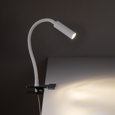 LAGOS WHITE KINKIET KLIPS 1  TK Lighting 16024