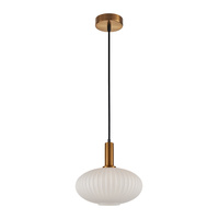 Lampa wisząca Della 1xE27 Italux PND-31982-1B-GD