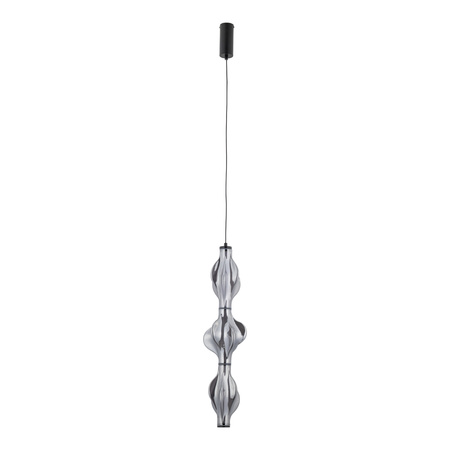 Lampa wisząca z ciekawym dymionym kloszem ELVA BLACK 22W Tk Lighting 18215