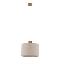 Lampa wisząca abażur 30cm LEN VIGA SHADE SOSNA 1xE27 Tk Lighting 11799