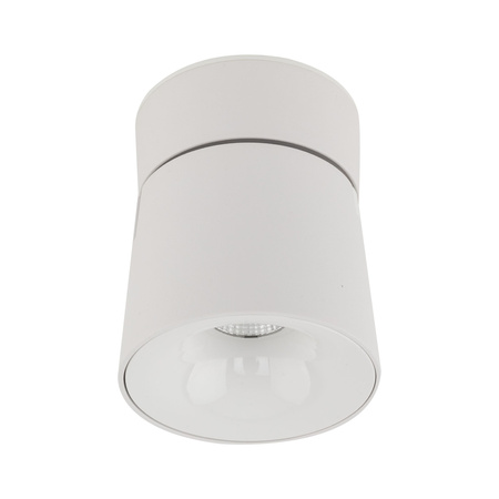 Biała oprawa natynkowa ruchoma tuba wybór barwy światła KYOTO WHITE CCT 18W Tk Lighting 18155