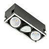 Oprawa podtynkowa Vertico Triple 4000K potrójna regulowana LED Italux GL7108-3/3X18W 4000K WH+BL