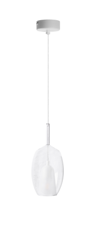 Lampa wisząca szklany przeźroczysty klosz 1xE27 GRACE B CLEAR AZZARDO AZ6272
