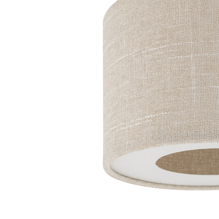 Lampa sufitowa, plafon z kremowej tkaniny 50cm 1xE27 SANTANA  M Nowodvorski 11651