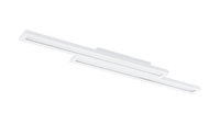 Lampa sufitowa biała SALITERAS-C LED 116cmx16cm RGB Eglo 99412 sterowana pilotem funkcja smart