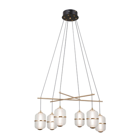 Lampa wisząca Alani LED 3000K Italux PND-34375-6-BK