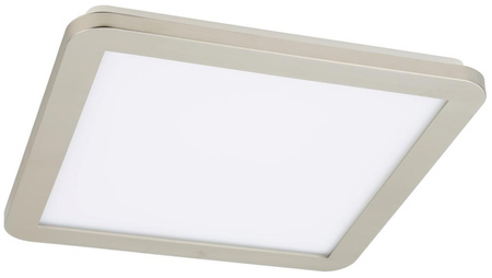 NEXIT LAMPA SUFITOWA PLAFON 30X30 18W LED IP44 SATYNA+BIAŁY 3000K Candellux 10-66831
