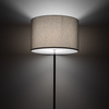 Lampa podłogowa chromowana z szarym abażurem 47cm 1xE27 HOTEL MOOD Nowodvorski 11790