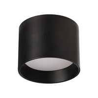 Czarna tuba sufitowa natynkowa o średnicy 8,5cm ONTO GX53 BK AZZARDO AZ6265