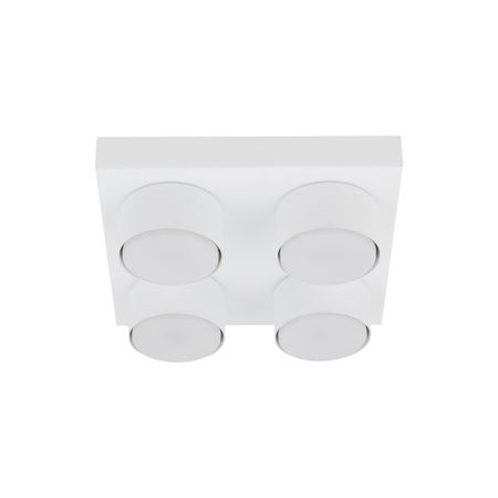 Kwadratowa biała lampa sufitowa 23cm BRIX WHITE 4XGX53 Tk Lighting 11296