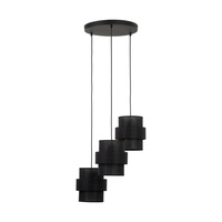CALISTO BLACK LAMPA WISZĄCA 3  KOŁO TK Lighting 5981