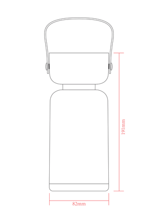 Lampa stołowa BATT LED Zuma Line ETLED-564-BR