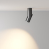 Czarna tuba sufitowa natynkowa regulowana LED 3000K Dafne C027CL-L10B Maytoni