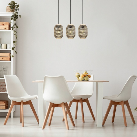 Lampa wisząca rattan ADALLA Rabalux 72093