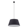 Lampa wisząca czarny materiałowy stożek FORMO BLACK 1xE27 Tk Lighting 11318